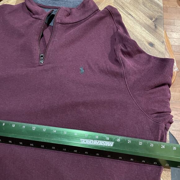 Polo Ralph Lauren Sweater 1/4 Zip Soft Cotton Viscose Blend Pullover Mens XXL - Picture 5 of 7